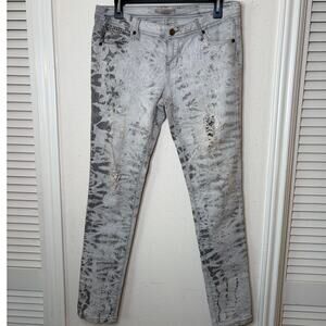 Ladies 2.1 Skinny Jean Denim Sz 30 #Grungy #Distressed